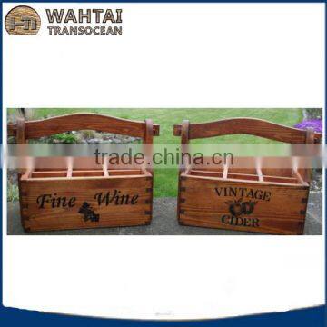 rustic vintage bottle boxes/trug/storage/crate