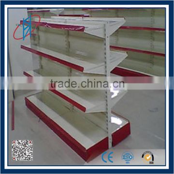 double side metal gondola shelf