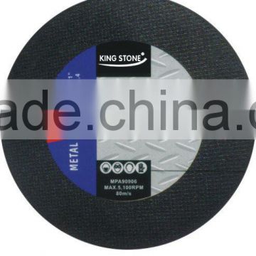 Abrasive depressed center cutting wheel for stainless steel