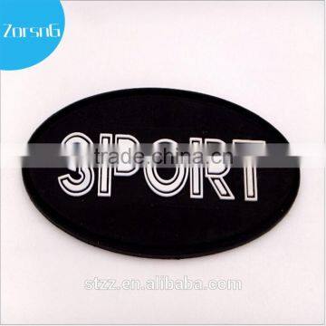 New design Clothing rubber logo patch