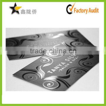 New custom factory price foil stamping spot uv business card printing