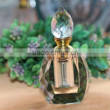 Exquisite Empty Crystal Glass Prefume Bottle