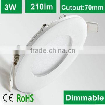 2014 hot sell 3W 4W 6W 8W led panel light SMD ceiling lamp