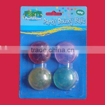 Glittered party bouncing ball
