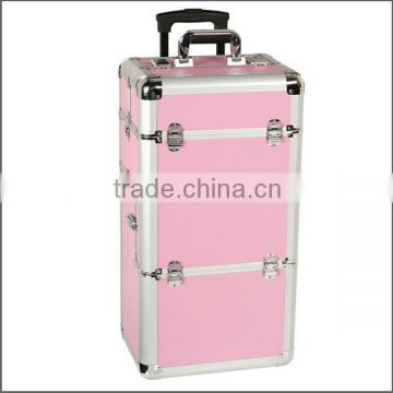 Detachable Aluminum Pink Beauty Trolley Case ZYD-LG55