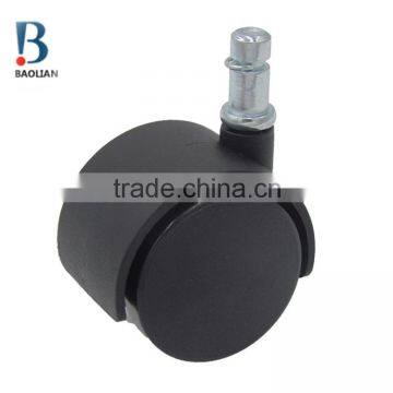 BIFMA standard china BL 1"black mini duty nylon grip ring stem appliance caster wheels