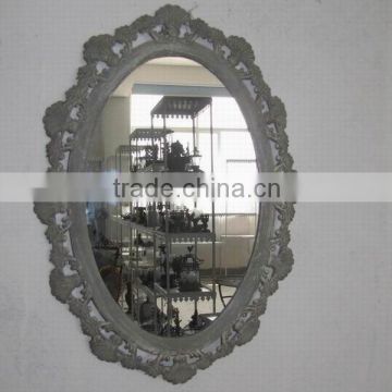 Wholesale vintage wrought iron oval mirror frame