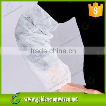 15gsm white color TNT SMS Polypropylene nonwoven arm sleeve fabric for making bed sheets