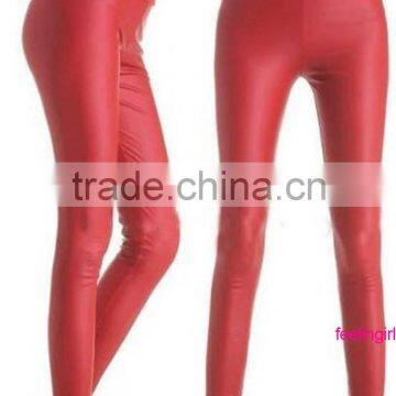 OEM Accept Women Fashion Red Workout Spandex Leggings 2016