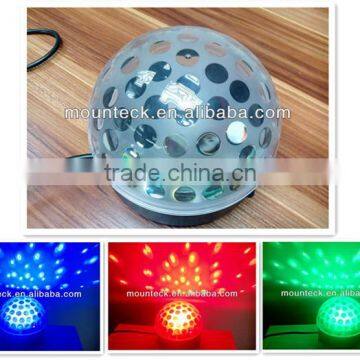 Attractive Stage Lighting Decorations Crystal LED Light Magic Spinning Disco Ball photo-2