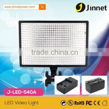 540 LEDs Flashpoint Video Light for Sony Handycam Camcorder Light On Camera