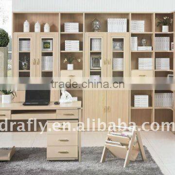 2015 modern studying room furniture (inlude desk and bookcase set)