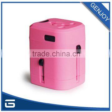 Proven Safe and effective GENJOY World Travel Adapter with UK / AUS / US / EU plug