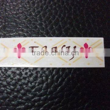 brand name paper hang tag