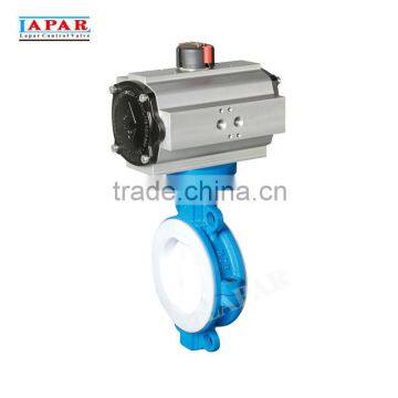 LAPAR FEP(F46) Lined Wafer Butterfly Valve