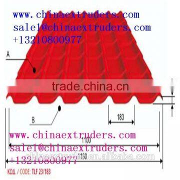 China High Quality PVC Roof Tile Extrusion Line/Machine