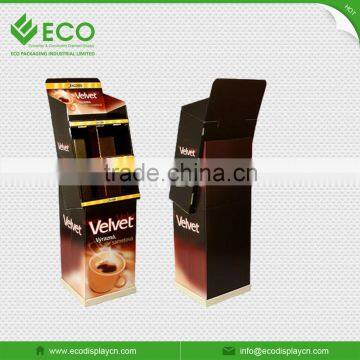 Customized Branded 5 Shelves Chocolate Corrugated Display Stands Wholesale