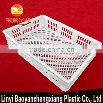 605x420x130mm Plastic Storage Basket for Freezing Duckling, Chicken, Food Transportation photo-2