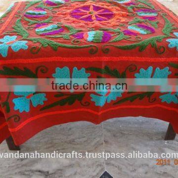 ujbek Embroidered Table Cover Wall Decor Wall Hanging