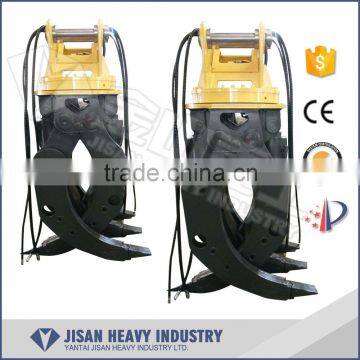 30 ton excavator rock grapple, rotating log gripper