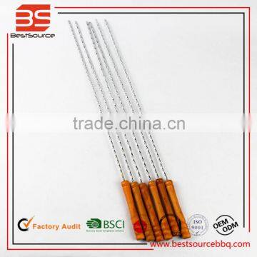 Hot sale environmental protection galvanized steel bbq skewer