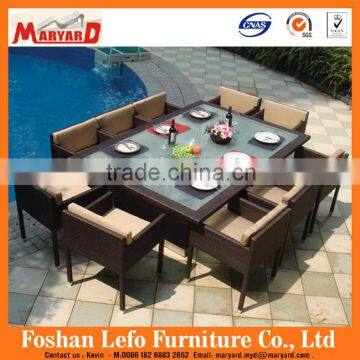 Garden furniture beach dining table and chairs