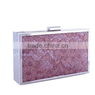 christmas china supplier EV3168 ladies europea style clutch box shape clutch evening bag