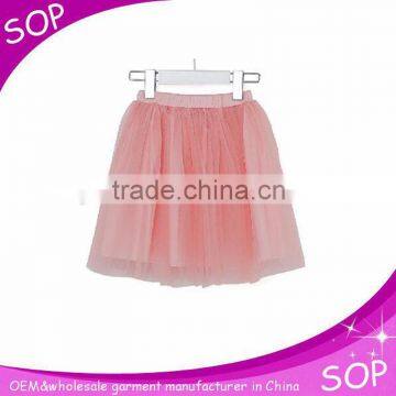 Lovely girls casual boutique clothing dress pink fancy tutu skirts for children girls