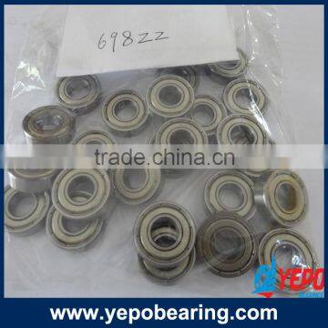 Deep Groove Ball Bearing 698ZZ mini ball bearing