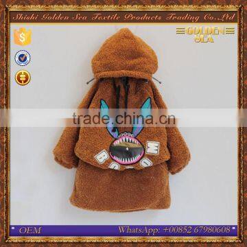 New Fashion Printing Embroidery Design Kids Red Pajamas photo-5