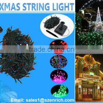 Solar LED Xmas String Light,60 led,100 led,200 led,300 led,400 led,500 led,CE & RoHS