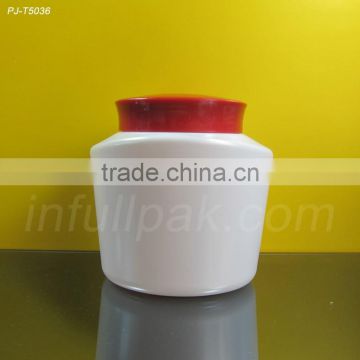 1L White Plastic PET Jar