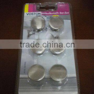 zinc knob in blister,cabinet knob, drawer knob