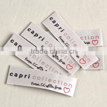 Hangzhou Label Factory Custom Woven Labels for Women Wear