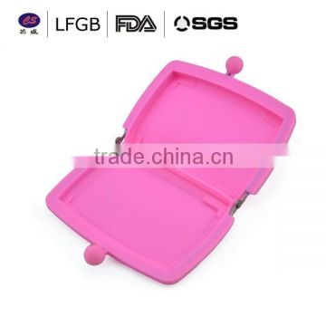 high quality gift bag silicone coin purse / silicone wallet purse