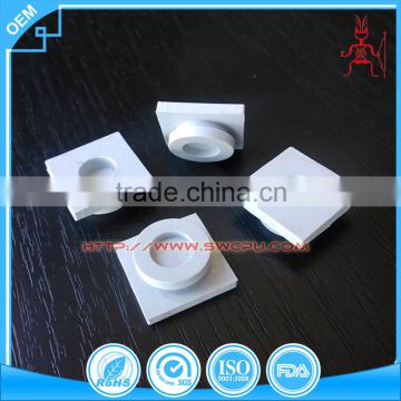 Injection mould custom made white square rubber end caps