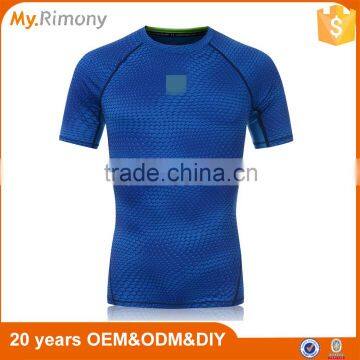 Dry Fit Running Fitness Sports Mens Short Sleeve T Shirt