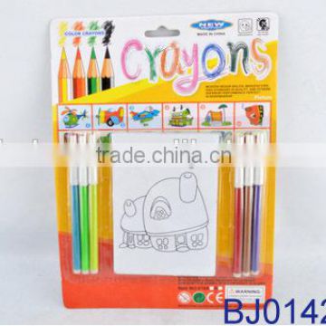 Educational toy intelligent toy fashion DIY crayons kids drawing book