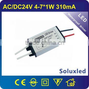 AC/DC24V input 4-7*1w waterproof led driver