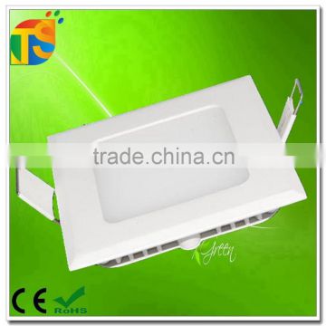 HOT sale 6w square led panel light led ceiling lamp AC 85-245v 3 years warranty