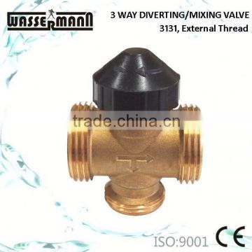 Male thread,3 Way Diverting Valve