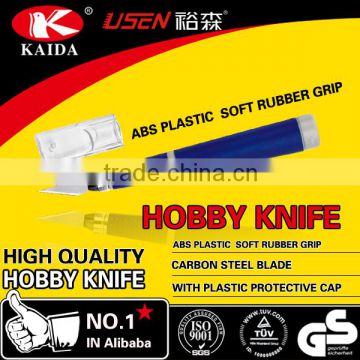 best selling plastic handle rubber grip hobby graver knife