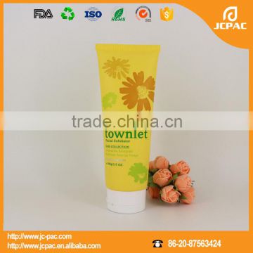 100ml plastic tube cosmetic tube for facial cream with flip-top cap