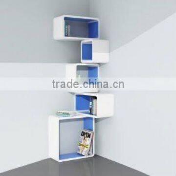 modern cube wall shelf