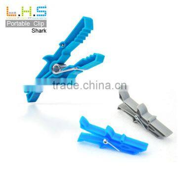 PP Shark recycle plastic bread bag clip