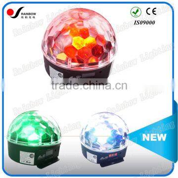 China High Quality RGBWYP 6PCS 3W LED Crystal Magic Ball With Amazing Lighting