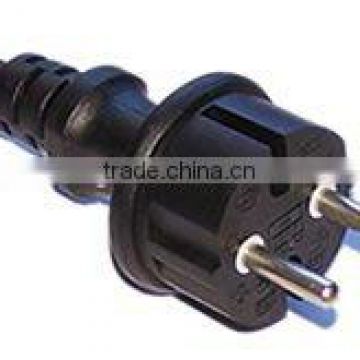 European VDE power cord plug XS03-F