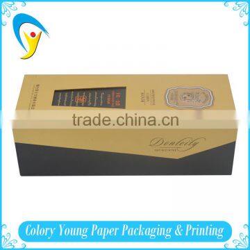 Guangzhou Factory Manufacure Black Paper Packaging Box For Tea