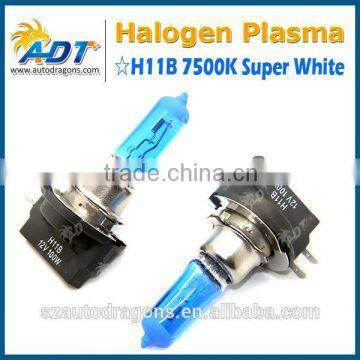 New product 12V 100W H11B 7500K automotive halogen lamp,auto plasma halogen bulbs