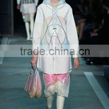 Dongguan Xionglin Transparent/colored Transparent Waterproof and Breathable TPU Film for Lady Rain Coats photo-2